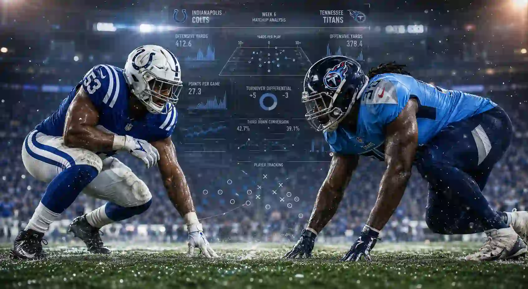Indianapolis Colts vs Tennessee Titans Match Player Stats