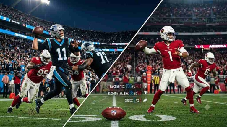 Carolina Panthers vs Arizona Cardinals Match Player Stats