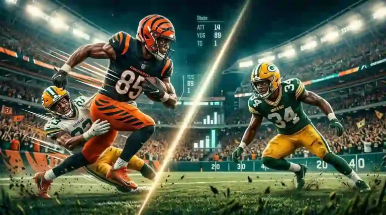 Bengals vs Green Bay Packers Match Player Stats
