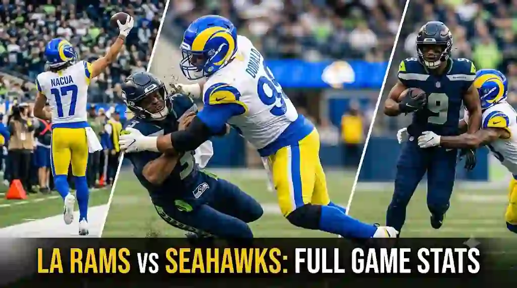 los angeles rams vs seahawks match player stats