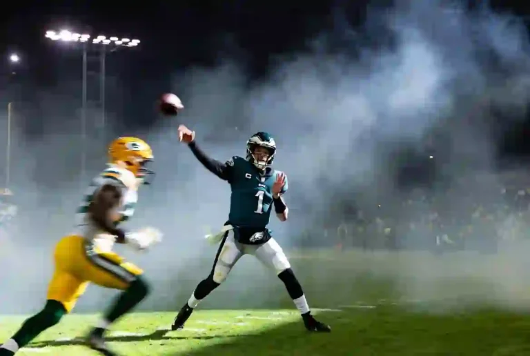 philadelphia eagles vs green bay packers match player stats