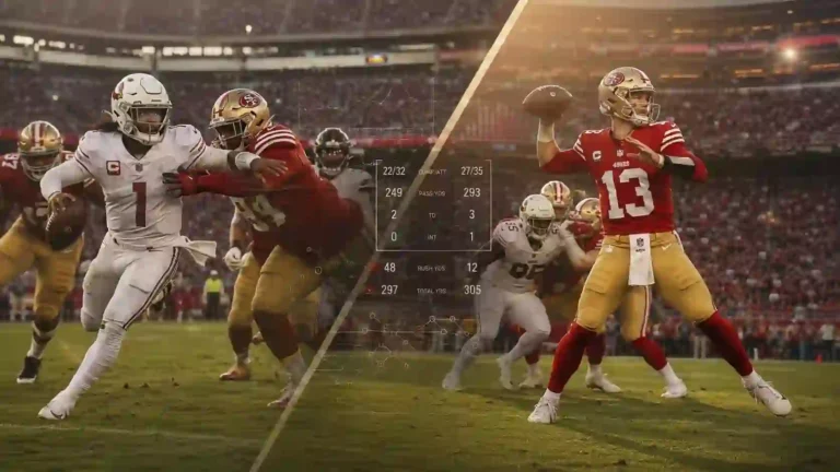 arizona cardinals vs 49ers match player stats