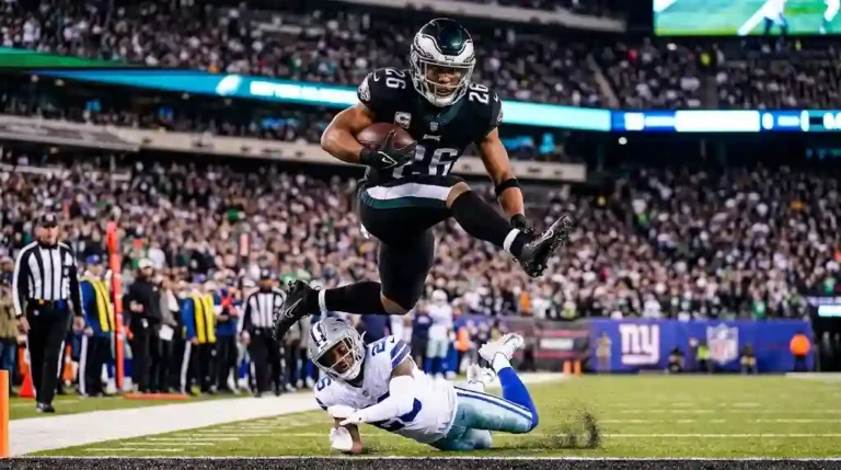 saquon barkley backwards hurdle