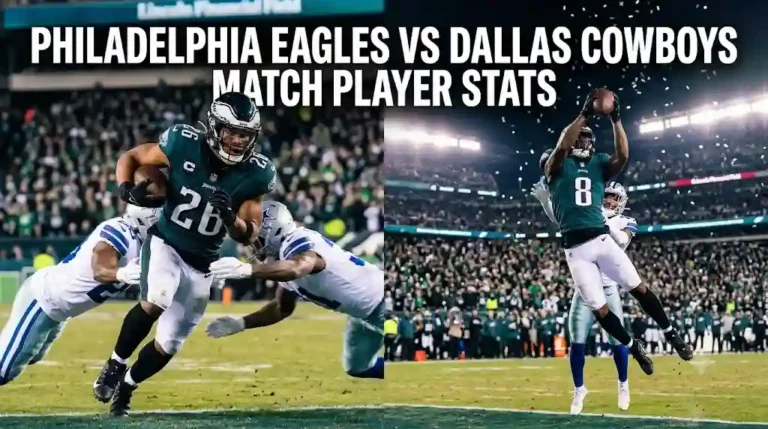 philadelphia eagles vs dallas cowboys match player stats